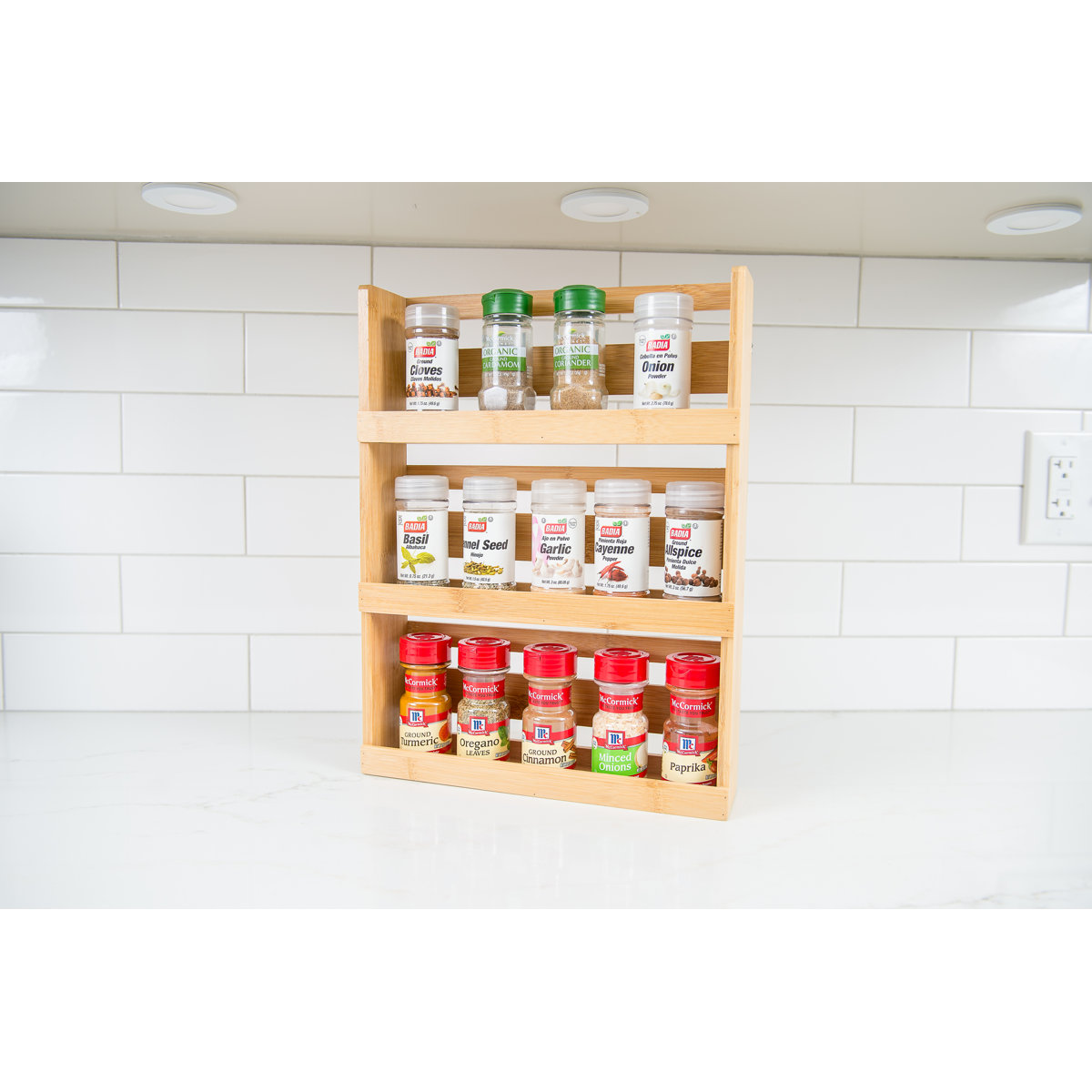 Bamboo Spice Rack